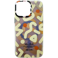 TPU чохол Pastel Chaos with MagSafe для Apple iPhone 16 Pro (6.3') Biege  (ITS-L-00000081242_1)