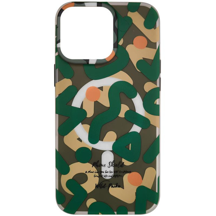 TPU чохол Pastel Chaos with MagSafe для Apple iPhone 16 Pro (6.3') Green
