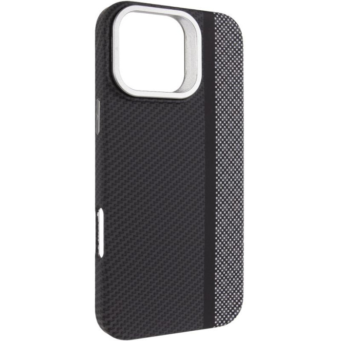 TPU чохол Pixel Craft with MagSafe для Apple iPhone 17 (6.3') Carbon Line