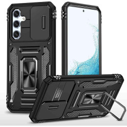 Ударостійкий чохол Camshield Army Ring для Samsung Galaxy S25/S24 Чорний/Black  (ITS-L-00000076334_6)