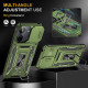 Ударостійкий чохол Camshield Army Ring для Xiaomi Redmi 13C/Poco C65 Оливковий/Army Green