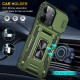 Ударостійкий чохол Camshield Army Ring для Xiaomi Redmi 13C/Poco C65 Оливковий/Army Green