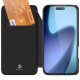 Чохол-книжка Dux Ducis з кишенею для візиток для Apple iPhone 17 (6.3') Чорний