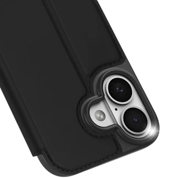 Чохол-книжка Dux Ducis з кишенею для візиток для Apple iPhone 17 (6.3') Чорний