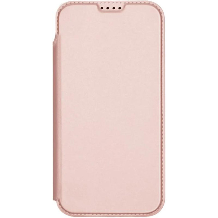 Чохол-книжка Dux Ducis з кишенею для візиток для Apple iPhone 17 Pro (6.3') Rose Gold