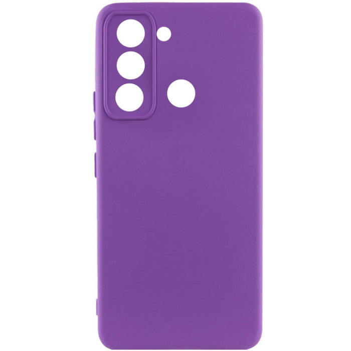 Чохол Silicone Cover Lakshmi Full Camera (A) для TECNO Pop 5 LTE Фіолетовий/Purple