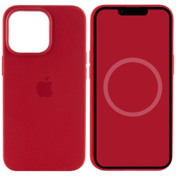 Чохол Silicone case (AAA) with Magsafe and Animation для Apple iPhone 13 Pro  Червоний/Red  (ITS-L-00000051654_2)
