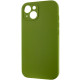 Чохол Silk Full Camera Protective (AA) NO LOGO для Apple iPhone 14  Зелений/Dark Olive