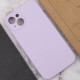 Чохол Silk Full Camera Protective (AA) NO LOGO для Apple iPhone 15 Plus Бузковий/Lilac