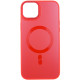 Чохол TPU+Glass Sapphire Midnight Open Camera with MagSafe для Apple iPhone 15  Червоний/Red