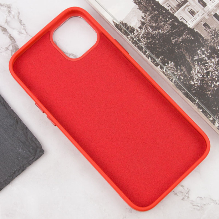 Чохол TPU+Glass Sapphire Midnight Open Camera with MagSafe для Apple iPhone 15  Червоний/Red