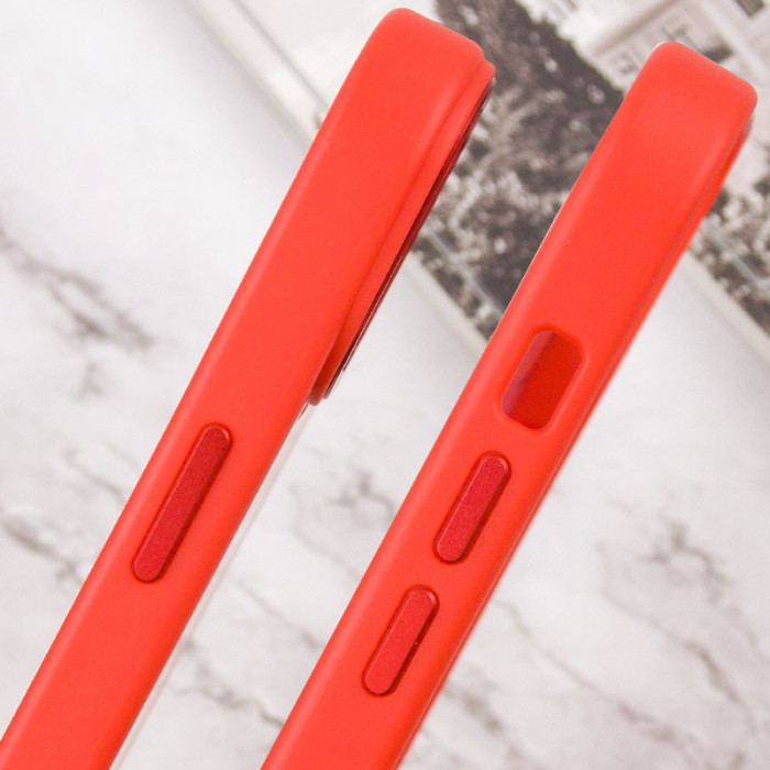Чохол TPU+Glass Sapphire Midnight Open Camera with MagSafe для Apple iPhone 15  Червоний/Red