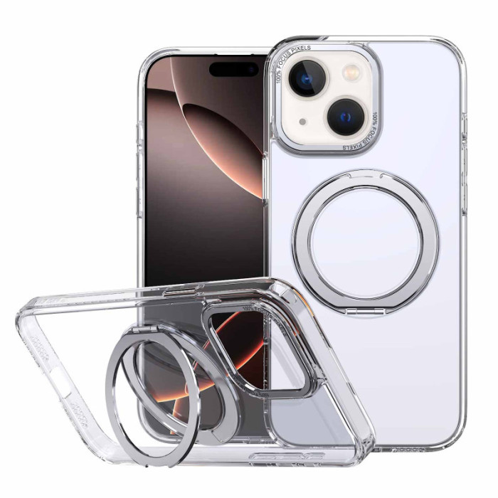 Чохол TPU+PC Empire with MagSafe and Ring для Apple iPhone 15  Clear