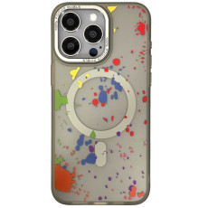 Чохол TPU+PC Flush з Magnetic Fit для Apple iPhone 13 Pro Max Titanium grey
