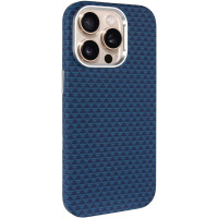 Чохол TPU+PC KVZV Triangular Pattern з Magnetic Fit для Apple iPhone 15 Pro Max (6.9') Blue