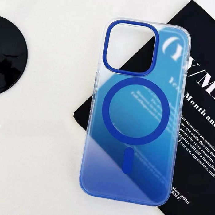 Чохол TPU+PC Phantom with MagSafe для Apple iPhone 15 Pro  Blue