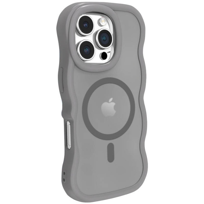 Чохол TPU+PC Undine with MagSafe для Apple iPhone 16 Pro (6.3') Grey