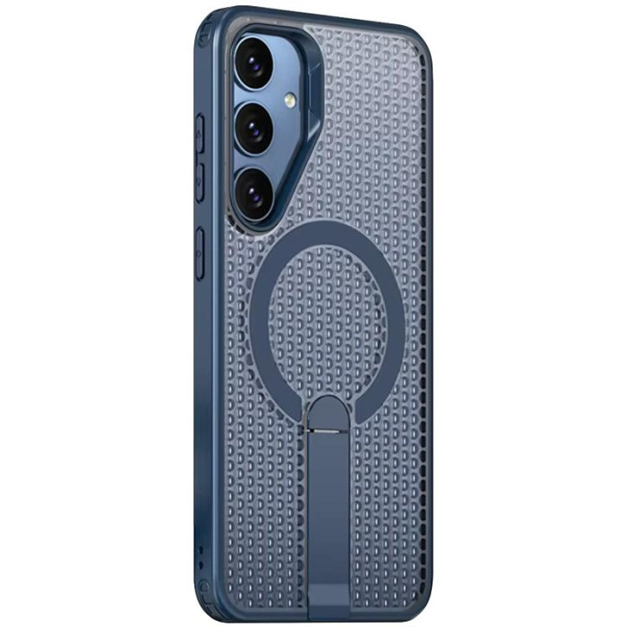 Чохол TPU Breeze with MagSafe stand для Samsung Galaxy S25+/S24+ Blue