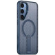 Чохол TPU Breeze with MagSafe stand для Samsung Galaxy S25+/S24+ Blue