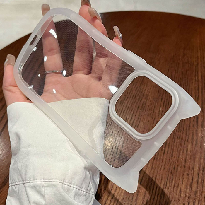 Чохол TPU Cat для Apple iPhone 13 Pro  Transparent