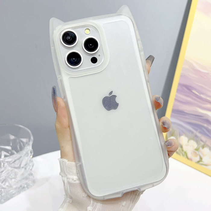 Чохол TPU Cat для Apple iPhone 13 Pro  Transparent