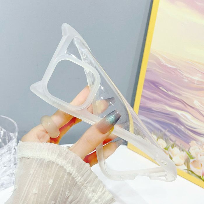Чохол TPU Cat для Apple iPhone 14 Pro Max Transparent
