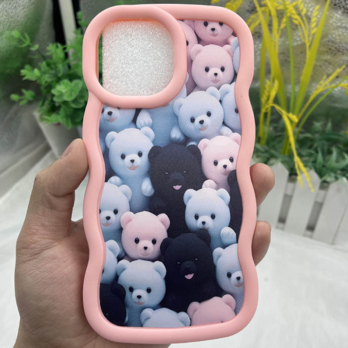 Чохол TPU Cloudy Pictures для Apple iPhone 16 Pro (6.3') Bears