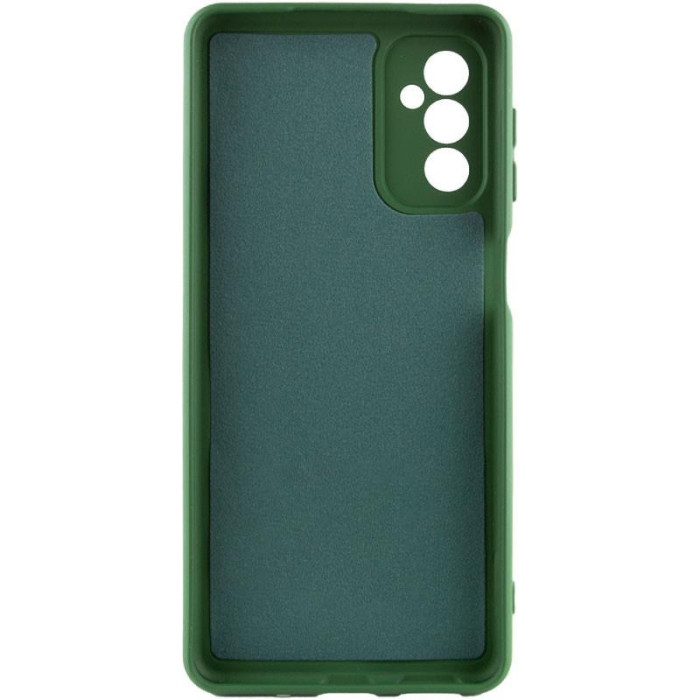 Чохол TPU GETMAN Liquid Silk Full Camera для Samsung Galaxy A25 5G Зелений/Dark green