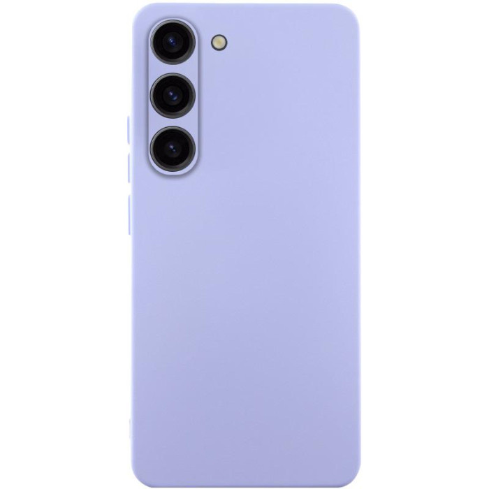 Чохол TPU GETMAN Liquid Silk Full Camera для Samsung Galaxy S23 Бузковий/Dasheen