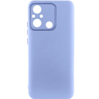 Чохол TPU GETMAN Liquid Silk Full Camera для Xiaomi Redmi 12C Бузковий/Light purple  (ITS-L-00000077925_16)