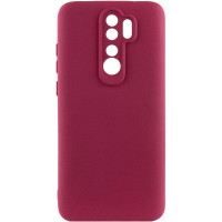 Чохол TPU GETMAN Liquid Silk Full Camera для Xiaomi Redmi 9 Бордовий/Marsala  (ITS-L-00000073800_1)