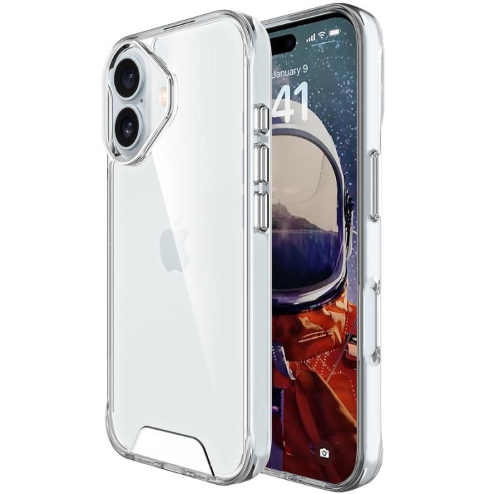 Чохол TPU Space Case transparent для Apple iPhone 17 (6.3') Прозорий