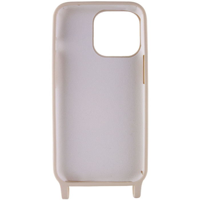 Чохол TPU two straps California для Apple iPhone 13 Pro Max Бежевий/Antique White