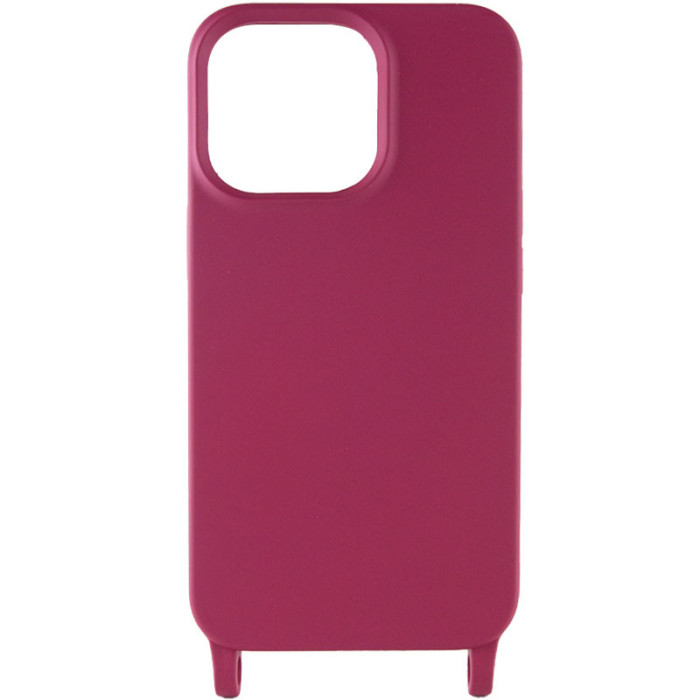 Чохол TPU two straps California для Apple iPhone 13  Червоний/Rose Red