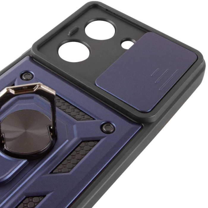 Чохол Ummi Camshield Serge Ring для Xiaomi Redmi A5/Poco C71 Синій/Navy