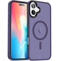 Чохол Ummi Colorful з Magnetic Fit для Apple iPhone 16  Темно-фіолетовий/Dark Purple