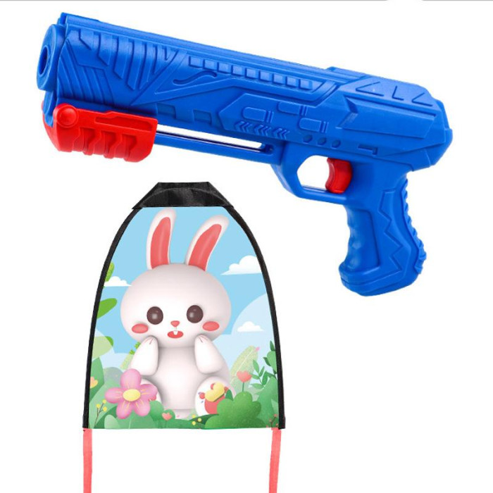 Дитячий пістолет-повітряний змій 592 Rabbit/Blue