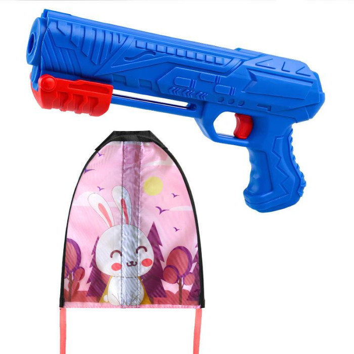 Дитячий пістолет-повітряний змій 592 Rabbit/Pink