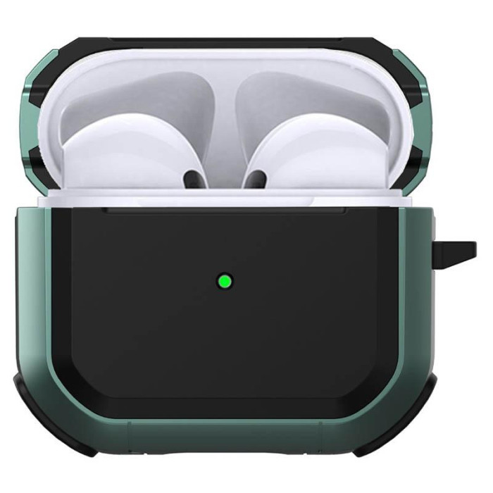 Футляр протиударний Black ed. для навушників Airpods Pro 2/Pro Apple Green