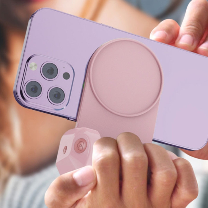 Портативний ЗП Power Bank WIWU Wi-W016+Selfie Stick з БЗП 4500 mAh Pink