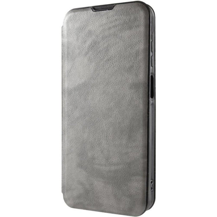 Шкіряний чохол-книжка Belora для Xiaomi Redmi 15C (Global)/Poco C85 (Global) Gray