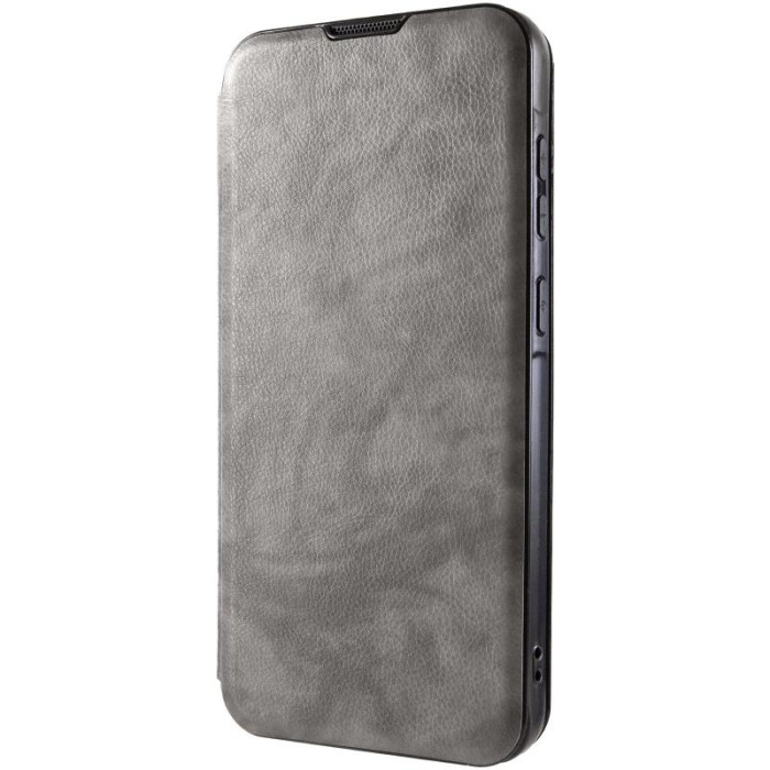 Шкіряний чохол-книжка Belora для Xiaomi Redmi Note 13 Pro 4G Gray