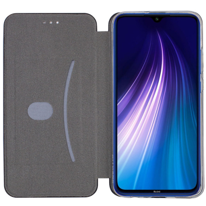 Шкіряний чохол-книжка Classy для Xiaomi Redmi Note 8T Синій