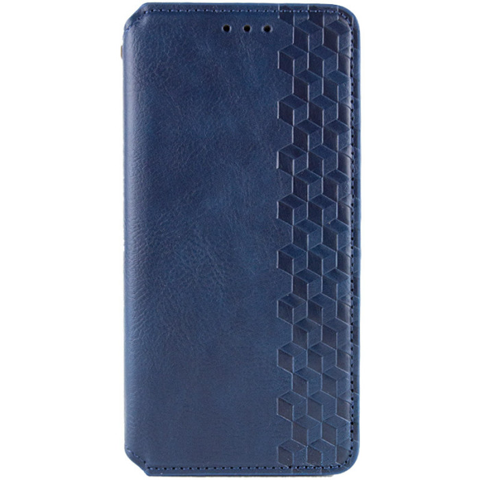 Шкіряний чохол-книжка GETMAN Cubic (PU) для Xiaomi Redmi A7 Pro 4G/Poco C81 Синій