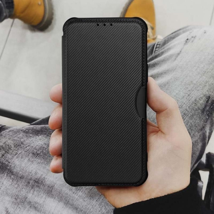 Шкіряний чохол-книжка GETMAN Razor (PU) для Samsung Galaxy A55 Black