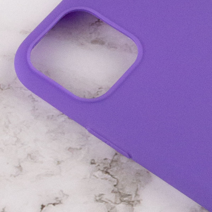 Силіконовий чохол Candy для Apple iPhone 14  Бузковий
