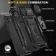 Ударостійкий чохол Camshield Army Ring для Samsung Galaxy A06 Чорний/Black