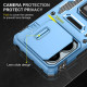 Ударостійкий чохол Camshield Army Ring для Xiaomi Poco X6 Pro Блакитний/Light Blue