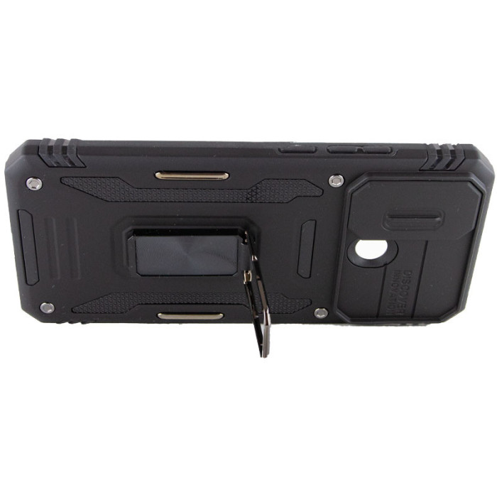 Ударостійкий чохол Camshield Army Ring для Xiaomi Redmi 10C Чорний/Black