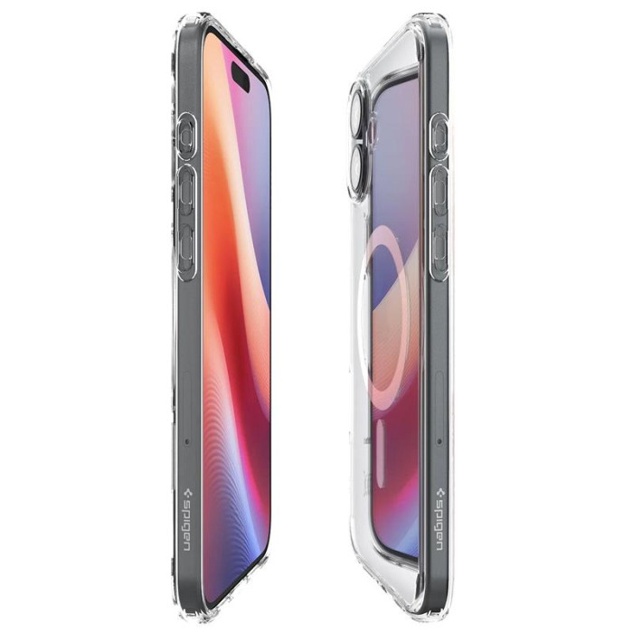 Чохол SGP Ultra Hybrid (MagFit) для Apple iPhone 17 (6.3') Прозорий
